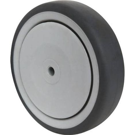 TECWERK Ersatzrad D.100mm Trgf.100kg Gum.grau Achs-D.8mm Nabenl.36mm TECWERK (1/2)