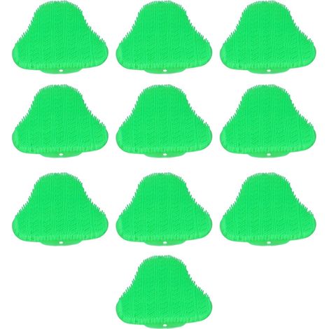 Lot de 10 filtres d'urinoir,tapis d'urinoir résistant aux éclaboussures avec parfum,écran d'urinoir anti blocage pour salle de bain,restaurant,hôtel,toilettes,désodorisant (1/5)