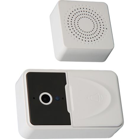 Caméra de Sonnette Vidéo Sans Fil HD, Audio Bidirectionnel, Vision Nocturne, Notifications Instantanées par Application pour Maison (1/5)