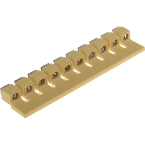 Cavalier transversal RS PRO pour Bornier CDK 6, bornier CDU 6, bornier CDU6SL ( Prix pour Paquet de 5 ) (1/2)