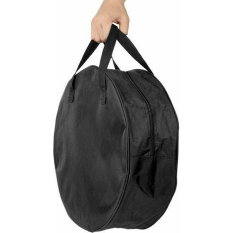 Sac de Rangement pour Tuyaux - 40.6 cm - Tissu Oxford 600D Noir - Double Fermeture Éclair et Poignées - 1 Pièce (1/4)