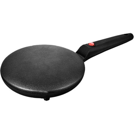 Crepe Maker - 20 cm - Electric Griddle With Thermostat Control - Non Stick Coating - Portable Breakfast Pan For Pancakes Chapatis - 1 Unit