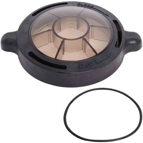 Couvercle Pompe Piscine Hors-Sol - Couvercle Transparent en PVC avec Joint, Pour Remplacement de Pompe Centrifuge