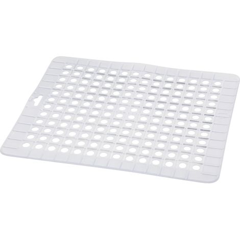 Tapis d'évier 30 cm x 26 cm Tapis d'évier résistant à la Chaleur Plastique Surface antidérapante Évacuation optimale de l'eau Nettoyage Facile Insert (1/2)