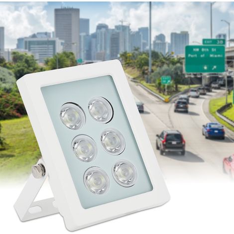 Projecteur LED Extérieur 6 Lumières avec Détecteur de Mouvement pour Sécurité et Surveillance, Alimentation 12V IP66 (1/5)