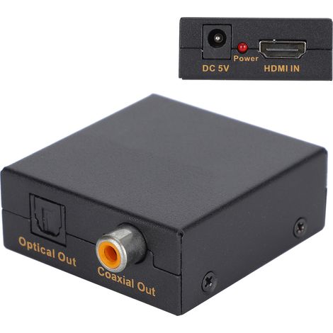 Extracteur Audio HDMI vers SPDIF Coaxial pour PC et Home Cinéma - Convertisseur Son (1/5)