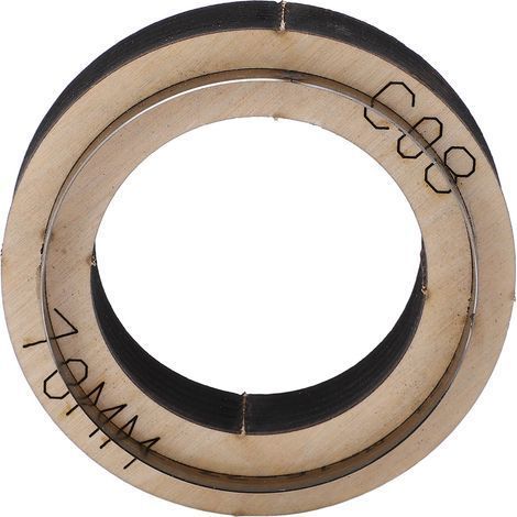 Wiederverwendbare und tragbare Stanzform für Lederarbeiten, Schneideleiste mit extra dicker Holzbasis für DIY-Bastelarbeiten (1/5)