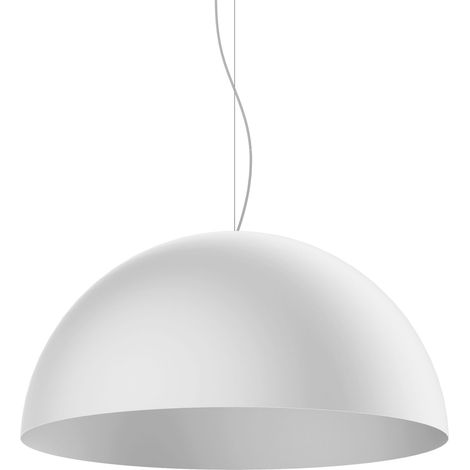 LUMICOM CASSIS Sospensione, 1XE27, max 42W, metallo, bianco opaco, D60cm