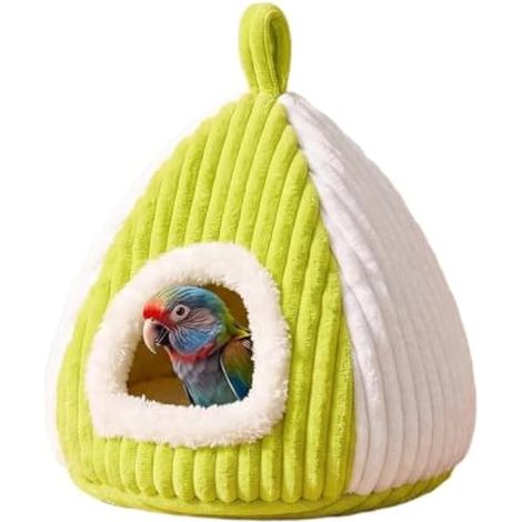 Épaissi Chaud Fermé Doux En Nid D'Oiseau Pour Cage Hamac Triangulaire (1/5)