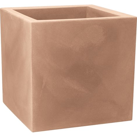 Vaso cubico resina MODUS cm. 40 AVANA