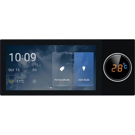 Panel de control de automatización del hogar inteligente de 6 pulgadas, controles táctiles y de dial, interruptor todo en uno. (1/5)
