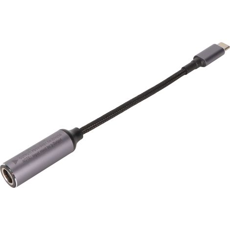 100W PD USB-C Stecker auf Buchse Stromkabel 7,9 mm x 0,9 mm für Tablets, Laptops und Smartphones (1/5)