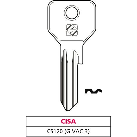 Silca CHIAVE OTTONE CS120 (G. VAC 3) CISA 10.00 pz