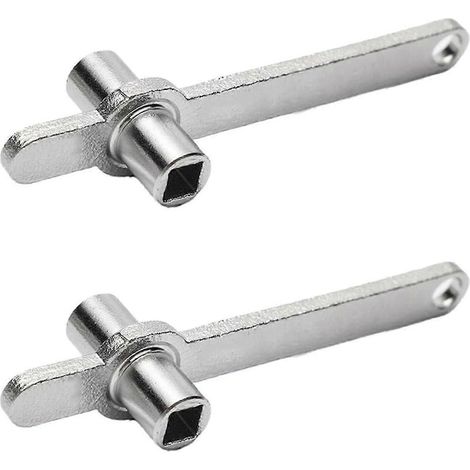 Clé de radiateur 2X Ultimate - Double taille impériale et métrique - Clé de radiateur en acier inoxydable de qualité supérieure pour Ef Edition 1031 (1/4)