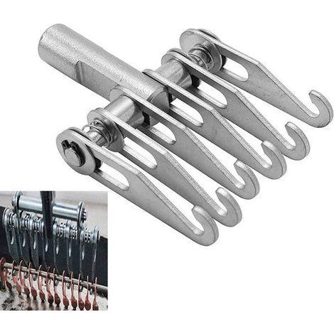 Attrezzo per la riparazione di ammaccature con 6 ganasce metalliche, design robusto, attrezzo per la riparazione di ammaccature a 6 ganasce per riparazioni di carrozzeria con ganasce regolabili filett (1/5)