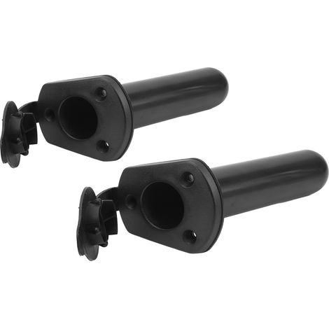 Set aus 2 eingelassenen Angelrutenhaltern für Kajak, Boot oder Kanu, mit Schutzkappe. (1/4)