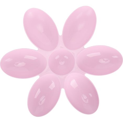 Gamelles pour chats de qualité alimentaire en forme de pétales de fleurs, 6 compartiments, pour nourrir et abreuver les animaux (rose) (1/5)