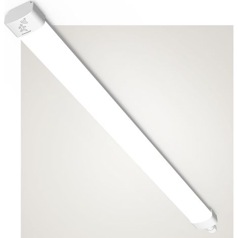 Antenlicht 5er Pack LED Feuchtraumleuchte 120cm 36W 5000K,Ultraslim LED-Streifen IP65 mit Bewegungsmelder,60% Energiesparend,110lm/W,für Garage,Flur,Keller