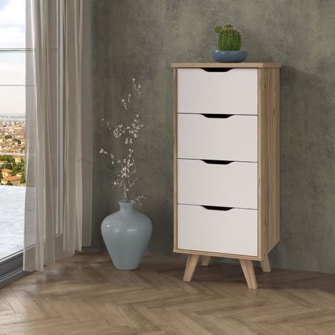 Cassettiera Vankka Rovere 45 x 42 x 108 cm 45 x 108,7 x 42 cm (1/5)
