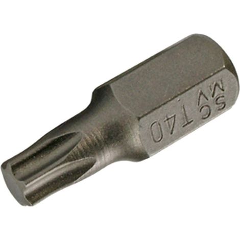 SW-Stahl 05333L Schraubendrehbit, 10mm 6-kant (3/8 Zoll) Antrieb,T40 x 30 mm, kurz, ohne Bohrung