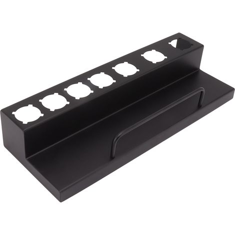 Sèche-cheveux électrique mural support organiseur d'outils de coiffure porte fer à friser rangement pour fers plats lisseurs (1/5)