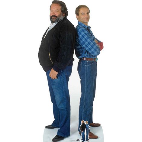 Figurine en carton Bud Spencer et Terence Hill, acteurs - Haut 196 cm