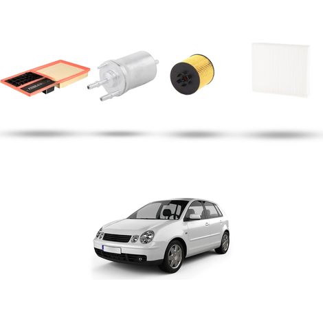 Kit tagliando 4 filtri compatibile con Vw POLO IV (9N) 1.6 16V 77kw Dal 2006 al 2009 (1/5)