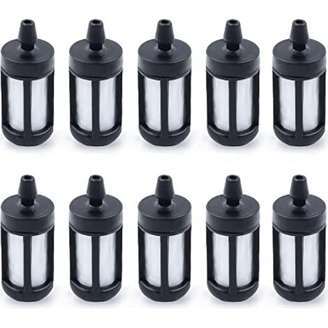 10Pcs Filtres à Carburant pour Stihl tronçonneuses et souffleurs entrée 3/16" pour MS171 MS180 MS290 MS390 MS440 TS400 TS410 TS420 Remplacement pour 0000 350 3504 (1/3)