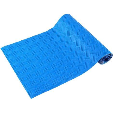 Tapis Échelle Piscine, 90x 23cm/ 35.4 x 9.1in Tapis d'échelle pour piscines Hors Sol, Tapis Escalier de Piscine avec Texture Antidérapante, Protecteur Piscine pour Cuisine Salle de Bain (1/5)