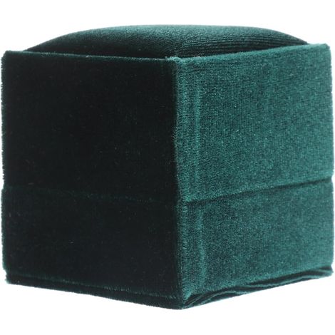 1pièce Boîte à Bijoux Carrée Pour Rangement De Bagues Élégante Boîte De Stockage Pour Bijoux Parfaite Pour Cérémonies De Mariage Propositions Engagement Design Compact Et (1/5)