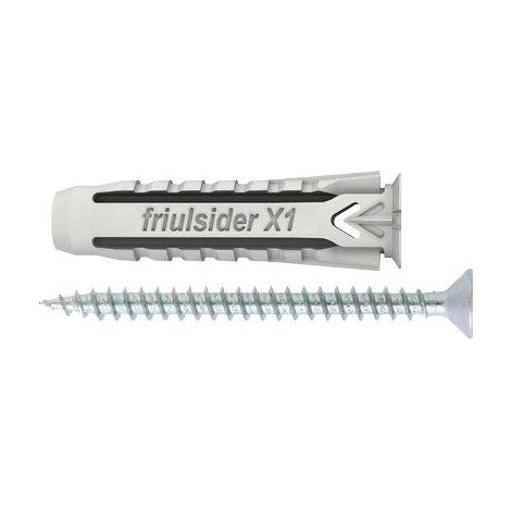 TASSELLO NYLON X1 VITE FRIULSIDER - VITE TSP CAVA PZ X1  5 CF=PZ 100- 1 confezioni