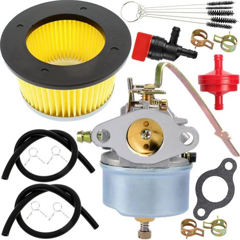 Vergaser kompatibel mit Tecumseh 631068A, 631068B, 631827, 632208, 632589, 632615, H25, H30, H35, H50 4-Takt-Craftsman-Rasenmähermotor (3,5 PS). Vergaser für Häcksler (3 PS) 3147