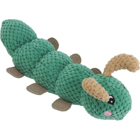 Jouet à mâcher en peluche pour chiots de petites et moyennes races, avec couineur, pour le nettoyage des dents et le massage des gencives. (1/5)