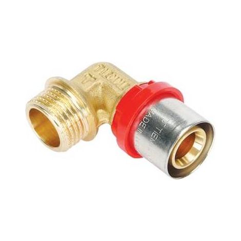 RACCORDO PRESS CURVO MASCHIO COMPACT  PER MULTISTRATO Misura: 16 x 2,0 - 1/2"