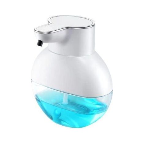 (Blanc) Distributeur de savon automatique, 2 niveaux réglables, distributeur de savon en mousse automatique rechargeable par USB de 400 ML (1/3)