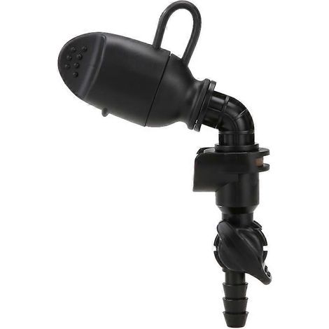 Poche à eau 1 pièce, valve d'hydratation en silicone à ouverture rapide 110°, embout buccal, couvercle, ventouse, noir (1/5)