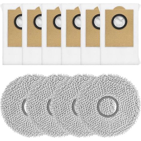 Pour aspirateur robot Lefan M3 / M3 Max / M3 Gen2, lingettes de nettoyage et sacs à poussière (1/5)