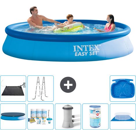 Intex Piscine Easy Set Ronde - 366x76 cm - 9-pièces S40635 (1/5)