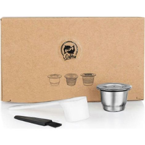 Filtre à café réutilisable en acier inoxydable pour capsules Cafissimo, compatible avec les capsules Cafissimo (1/5)