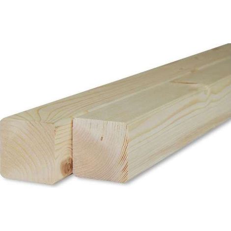 LISTELLO PIALLATO IN ABETE 80 X 80 X 1000 MM