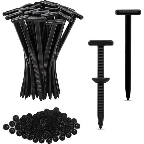 100 Pièces Attaches Autobloquantes Universelles en Nylon, Robuste et Autobloquante, Nylon Universal Cable Tie Buckle pour Réparation Automobile, Fixation Rapide -