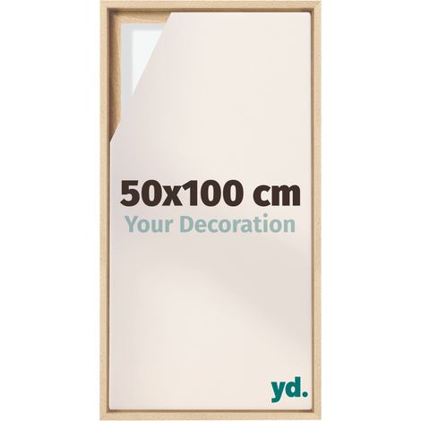 Your Decoration - Cadre flottant - Hetre - Cadre en caisse américaine pour toile sur chassis - MDF - Lyon (1/5)