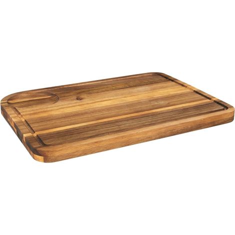 Tabla de cortar de acacia de 46 cm (1/4)