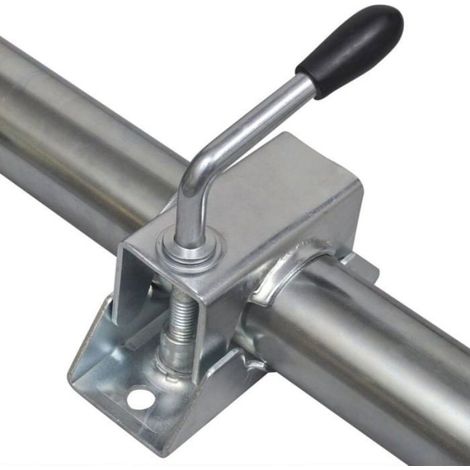 Roue De Jauge - Acier Galvanisé - Hauteur Réglable 53 À 75 Cm - Charge Max 150 Kg - Pour Remorques Et Caravanes - 1 Pièce (1/5)