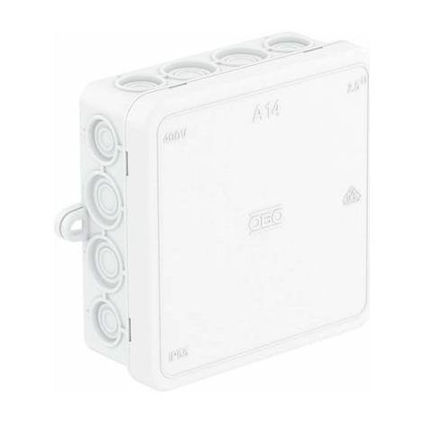 OBO Bettermann 2000390 caja de empalme blanca IP55
