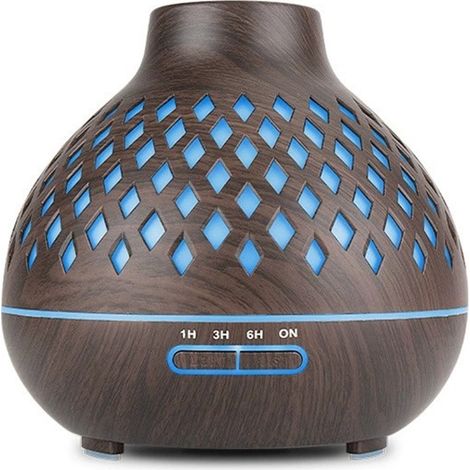 Diffuseur huiles essentielles diamant LED 7 couleurs, humidificateur ultrasonique (1/5)