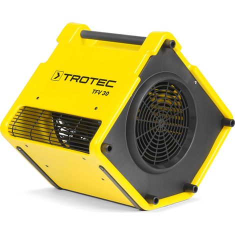 Trotec – Ventilateur centrifuge TFV 30 – Débit d'air 2200 m³/h – 3 vitesses – Pression 425 Pa – Utilisation professionnelle – Design empilable
