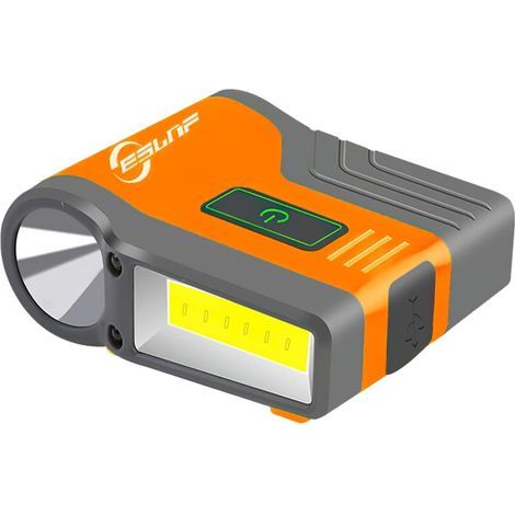Clip-on LED Headlamp, Rechargeable, Waterproof, Powerful Headlamp with Sensor Control for Fishing, Running, Camping, Reading, Dog Walking (1/5)