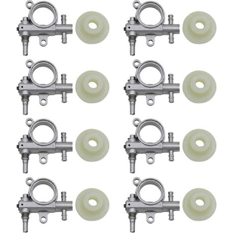 Pièces détachées pour tronçonneuses 2500/3800 : Pompe à huile avec engrenage à vis sans fin (1/5)