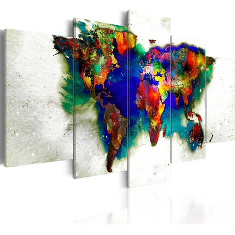 Tableau Imprimé "Green Planet" 100 x 200 cm (1/2)